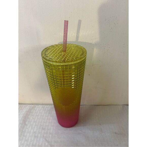 Starbucks Other - Starbucks‎ tumbler cup pink yellow